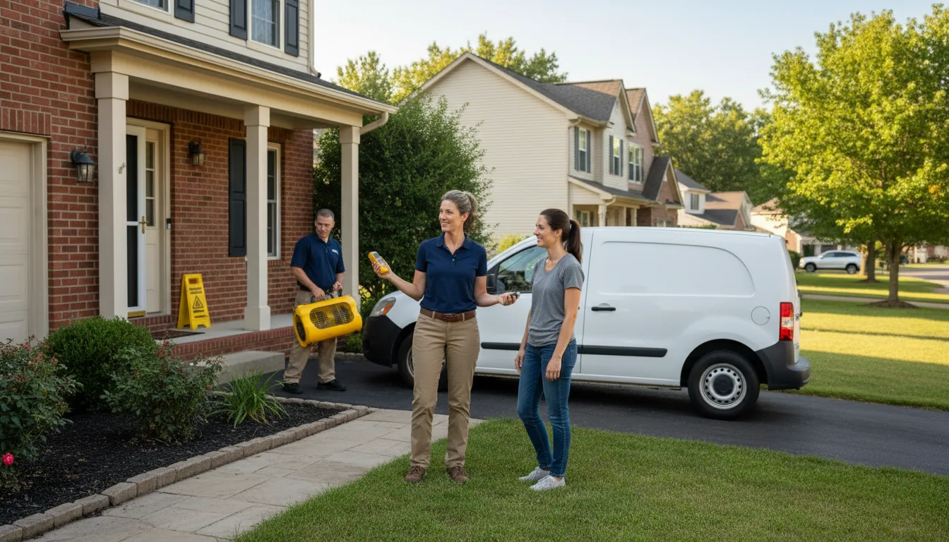 Residential water damage restoration in Jerome, AZ